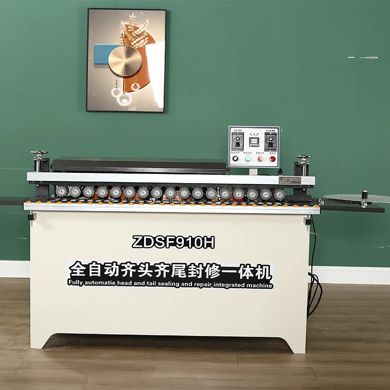 ZDS 910H : Plaqueuse de Chants Mini-Automatique Double Usage (Courbe & Droit) - Photo