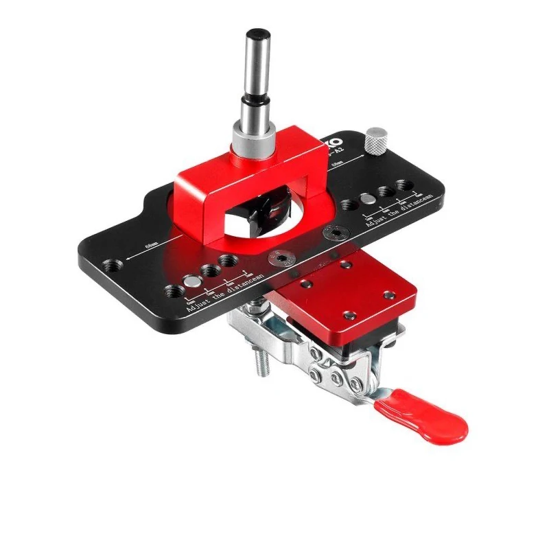 Gabarit de perçage réglable pour charnière invisible 35mm alliage d'aluminium - Photo