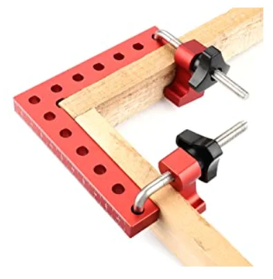 Équerre de positionnement 90° 5.5" en alliage d'aluminium, kit de serrage rapide pour menuiserie - Photo