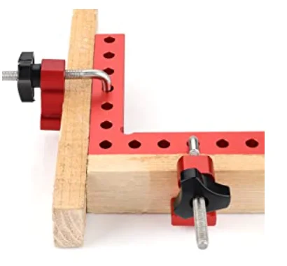 Équerre de positionnement 90° 5.5" en alliage d'aluminium, kit de serrage rapide pour menuiserie - Photo