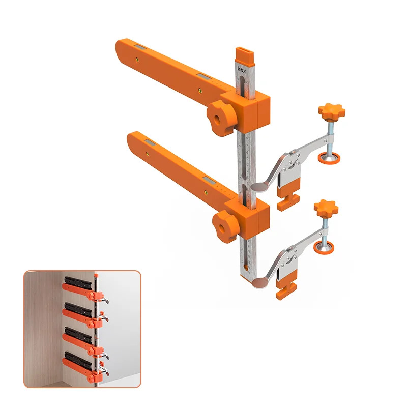 Imbot Precision DIY Drawer Slide Alignment Tool Hardware Products With Laser Marks and Toggle Clamp System