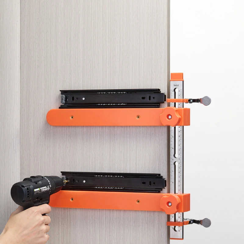 Imbot Precision DIY Drawer Slide Alignment Tool Hardware Products With Laser Marks and Toggle Clamp System - Photo