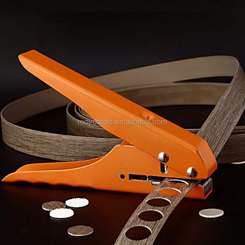 Pince Perforatrice Manuelle Ajustable 8mm/10mm pour Cache-Vis / Bouchons – Outil de Poinçonnage de Bandes de Chant pour Menuiserie - Photo