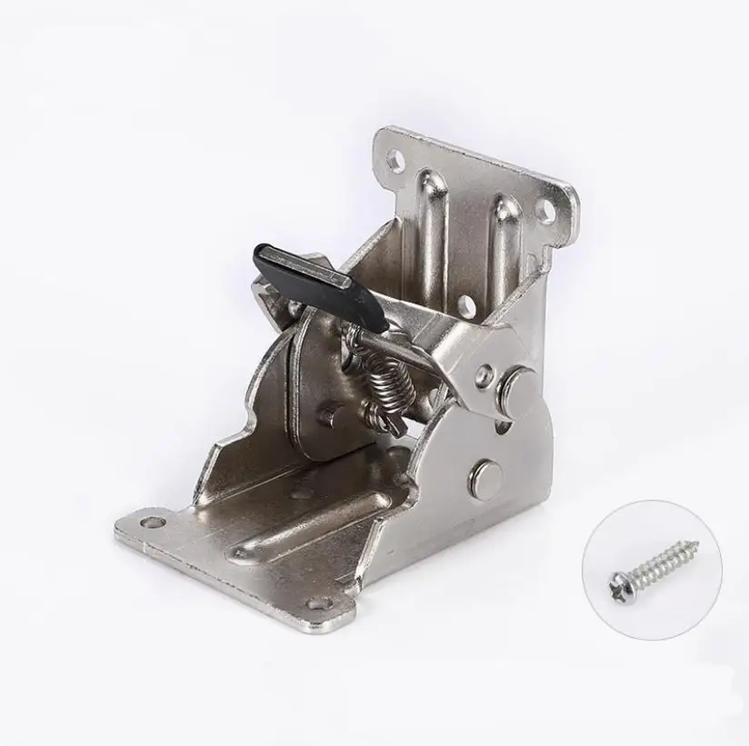 Charnière Pliante Autobloquante 90° - Pieds de Meuble Pliants