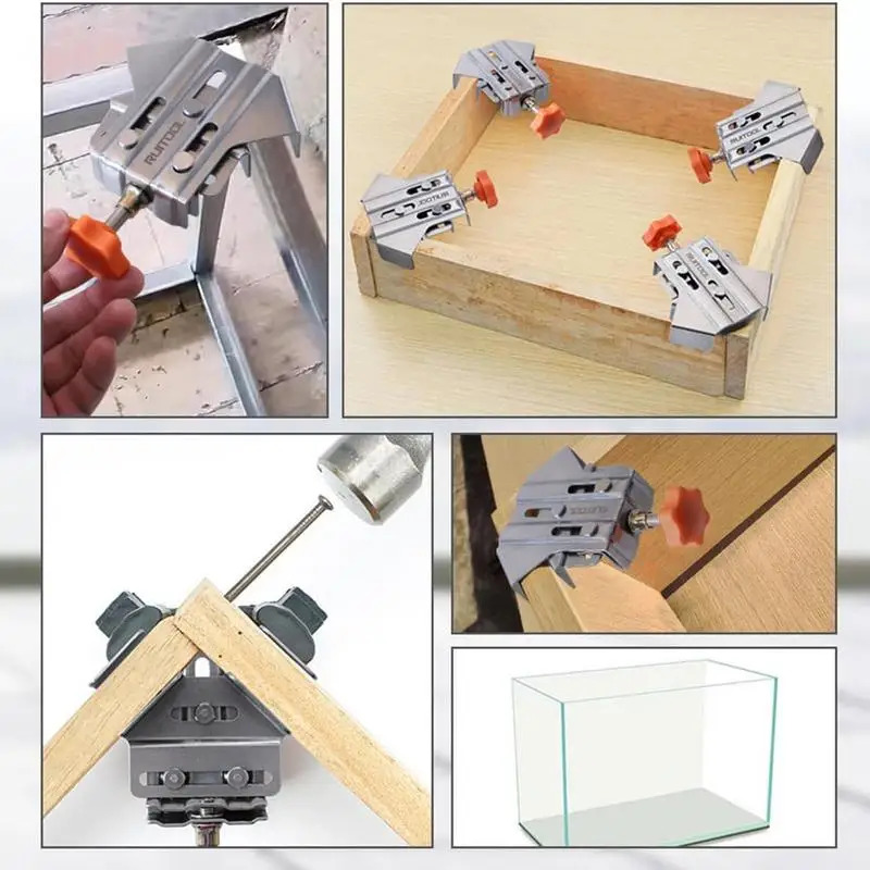 Serre-joint d'Angle 90° en Alliage d'Aluminium (2pcs) - Photo