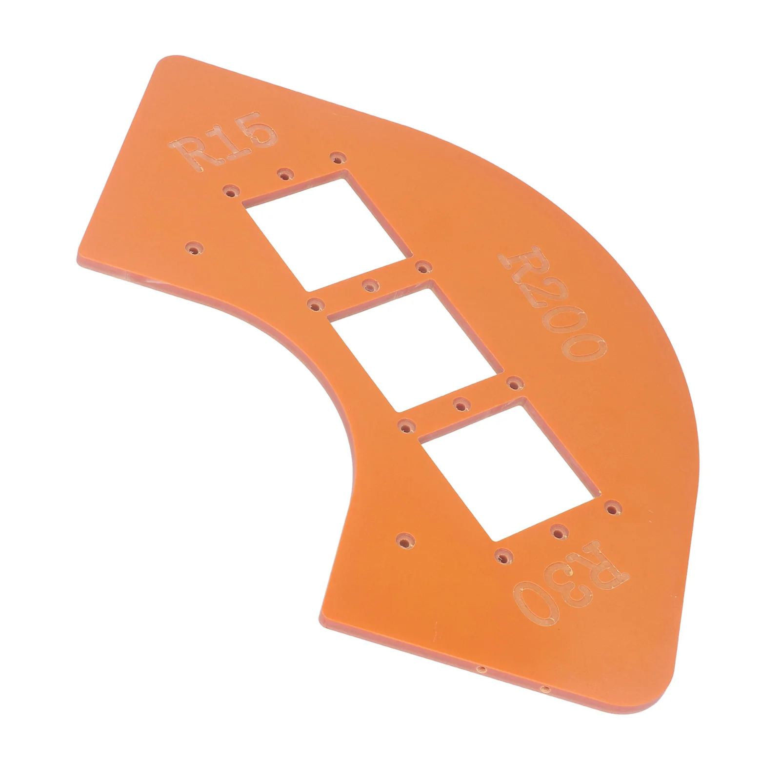 Gabarit de Rayon (Radius Jig) pour Défonceuse - R15, R30, R200 - Menuiserie