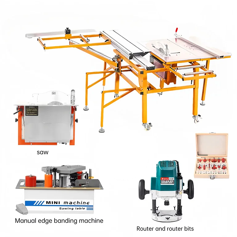 Scie à Table Coulissante Pliable Multifonction zds180